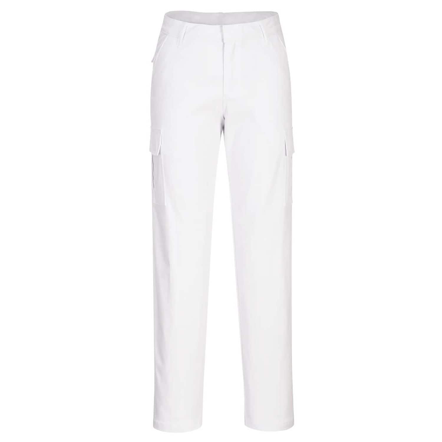 Portwest WX2 Eco Women's Stretch Cargo Trousers, White, 28, Regular