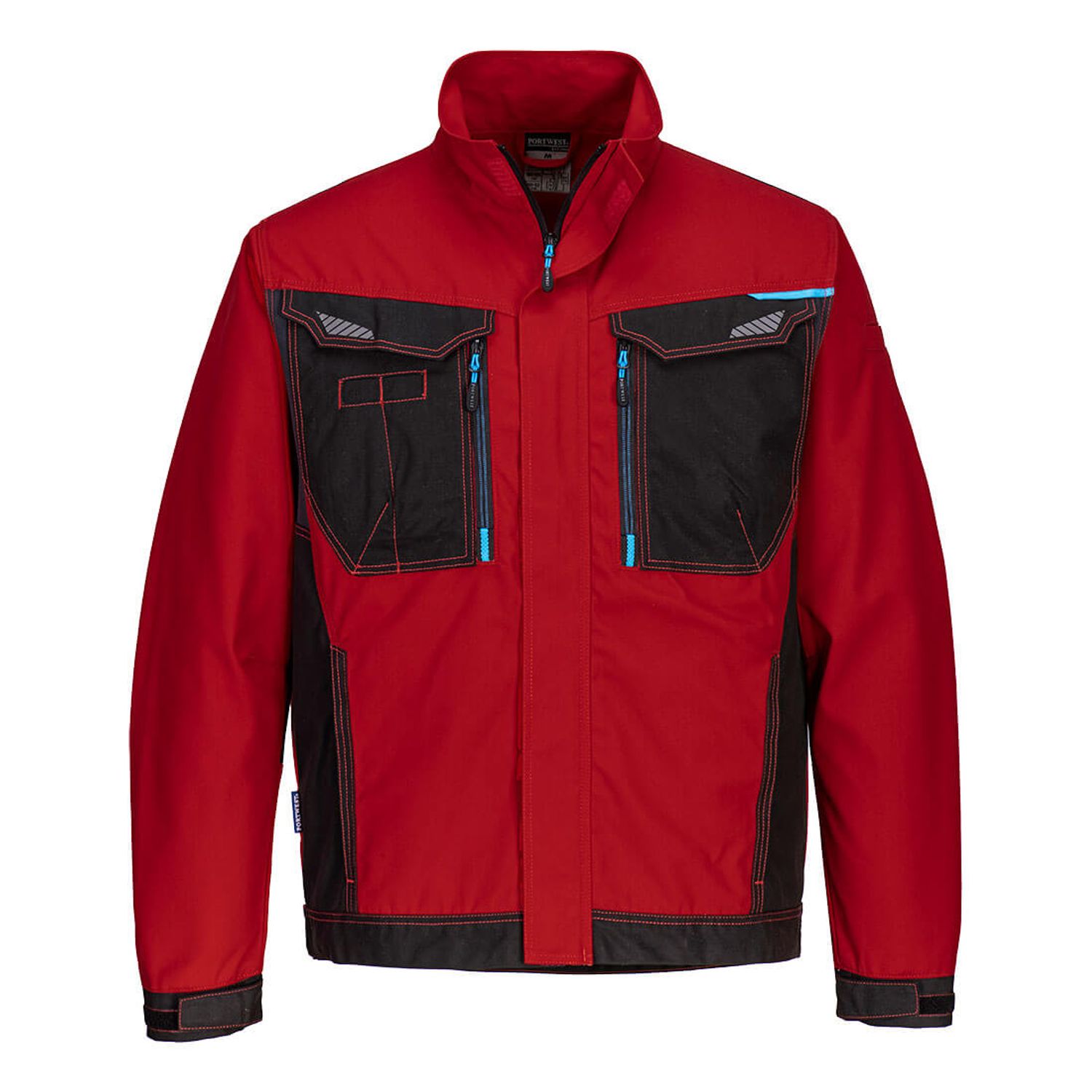 Portwest WX3 Work Jacket, Deep Red, Large, Regular