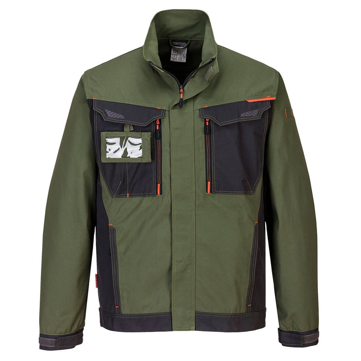 Portwest WX3 Work Jacket, Olive Green, Small, Regular