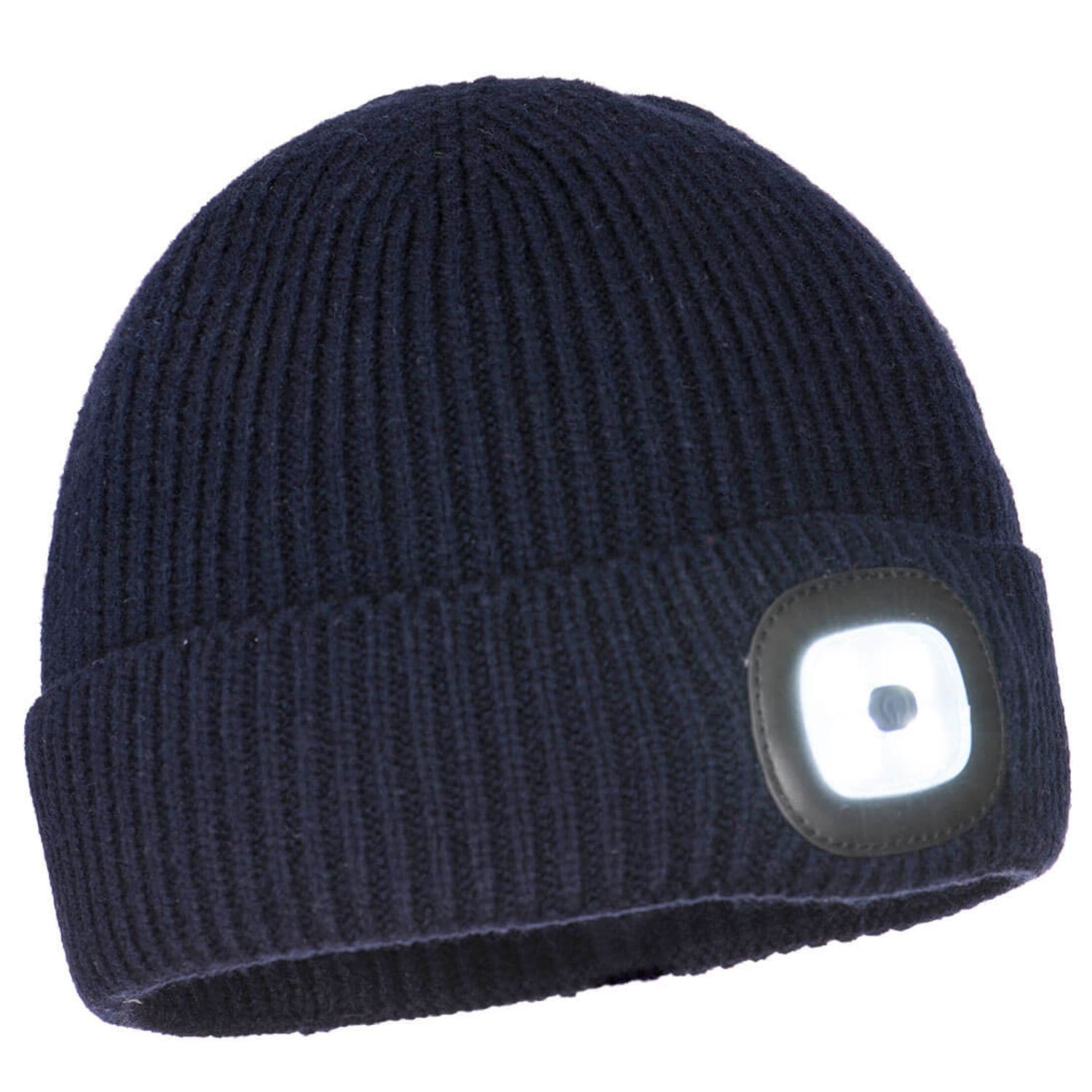 Portwest Workman's LED Beanie, Navy, Regular