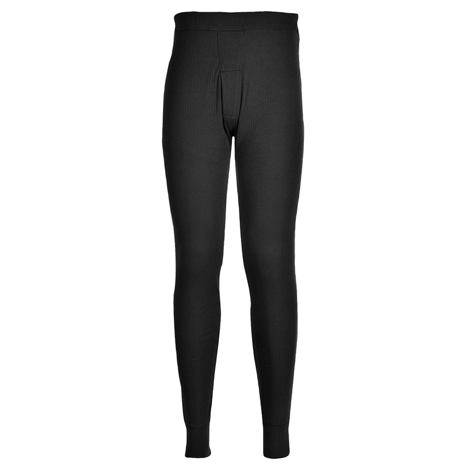Portwest Thermal Trousers, Black, 4XL, Regular