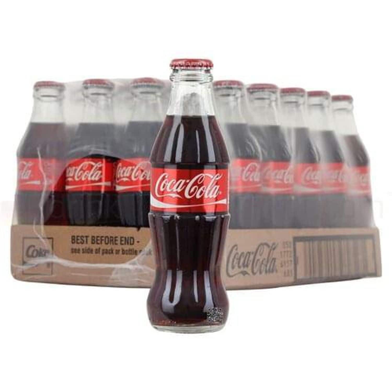 Coca-Cola GLASS Bottles 24x330ml
