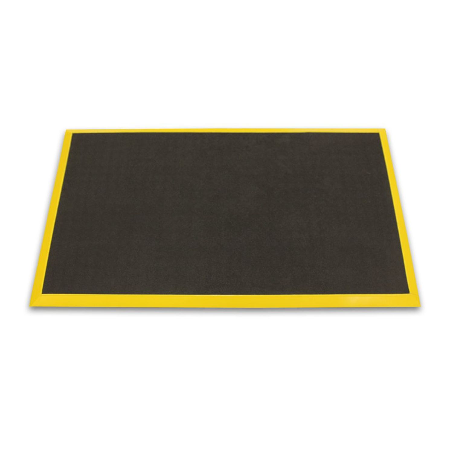 Ergomat Bubble Down +5 cm Yellow Bevels Mat 120W x 540L Charcoal Grey