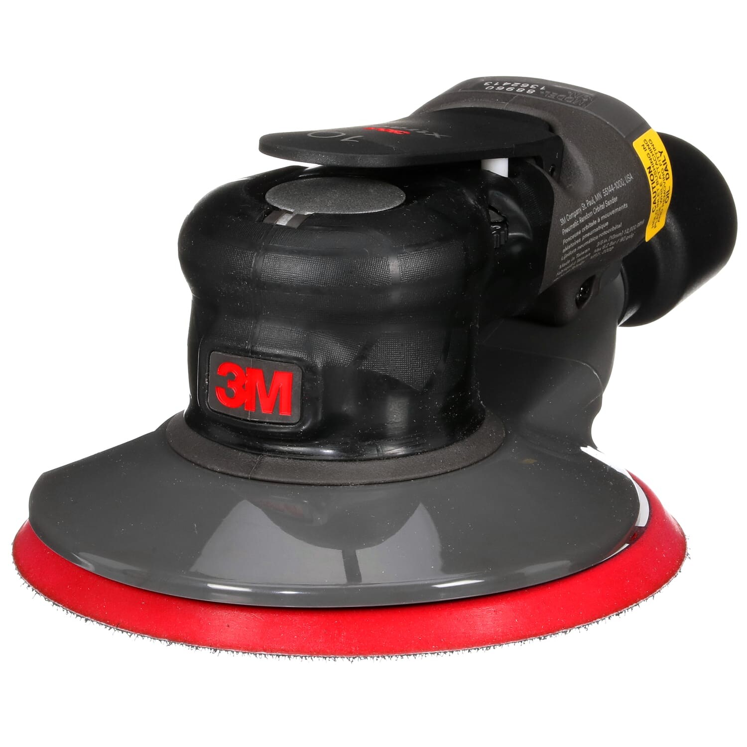 3M Pneumatic Random Orbital Sander, 88960, 6 In, 3/8 In Orbit