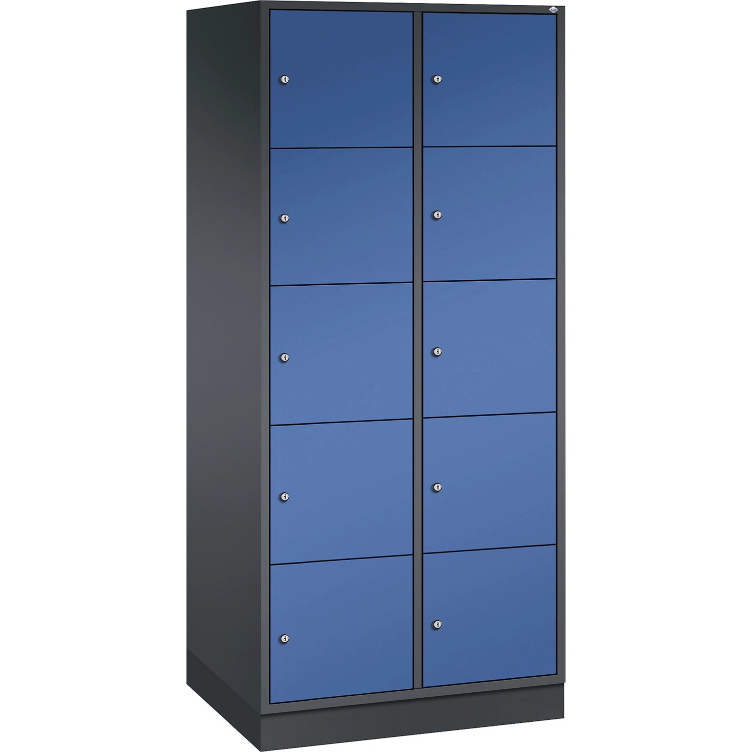 C&P INTRO Steel Compartment Locker - Height 345mm - WxD 820 X 600mm, 10 Compartm