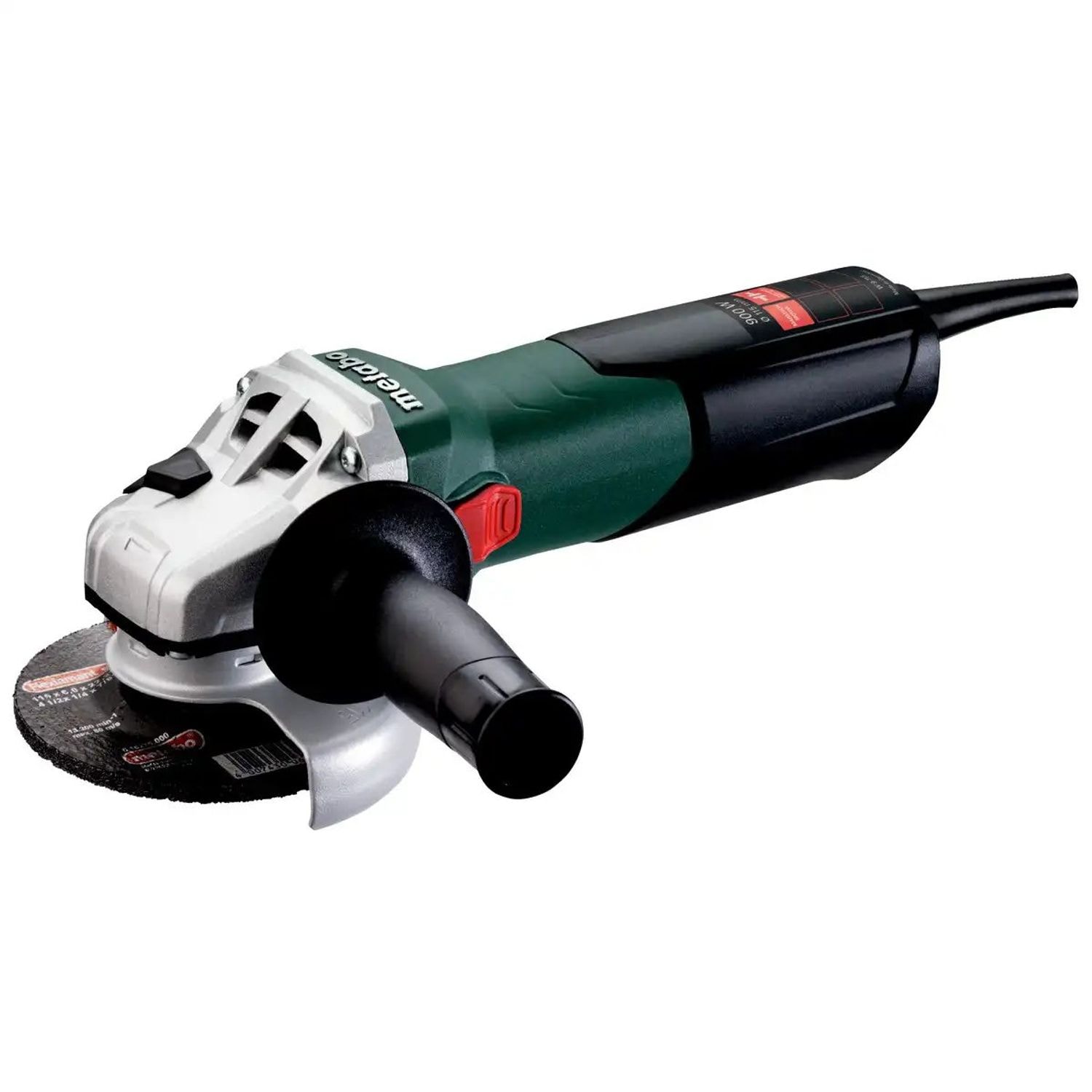 Metabo W9-115 Mini Angle Grinder - 115mm - 900W - 110v, 900W