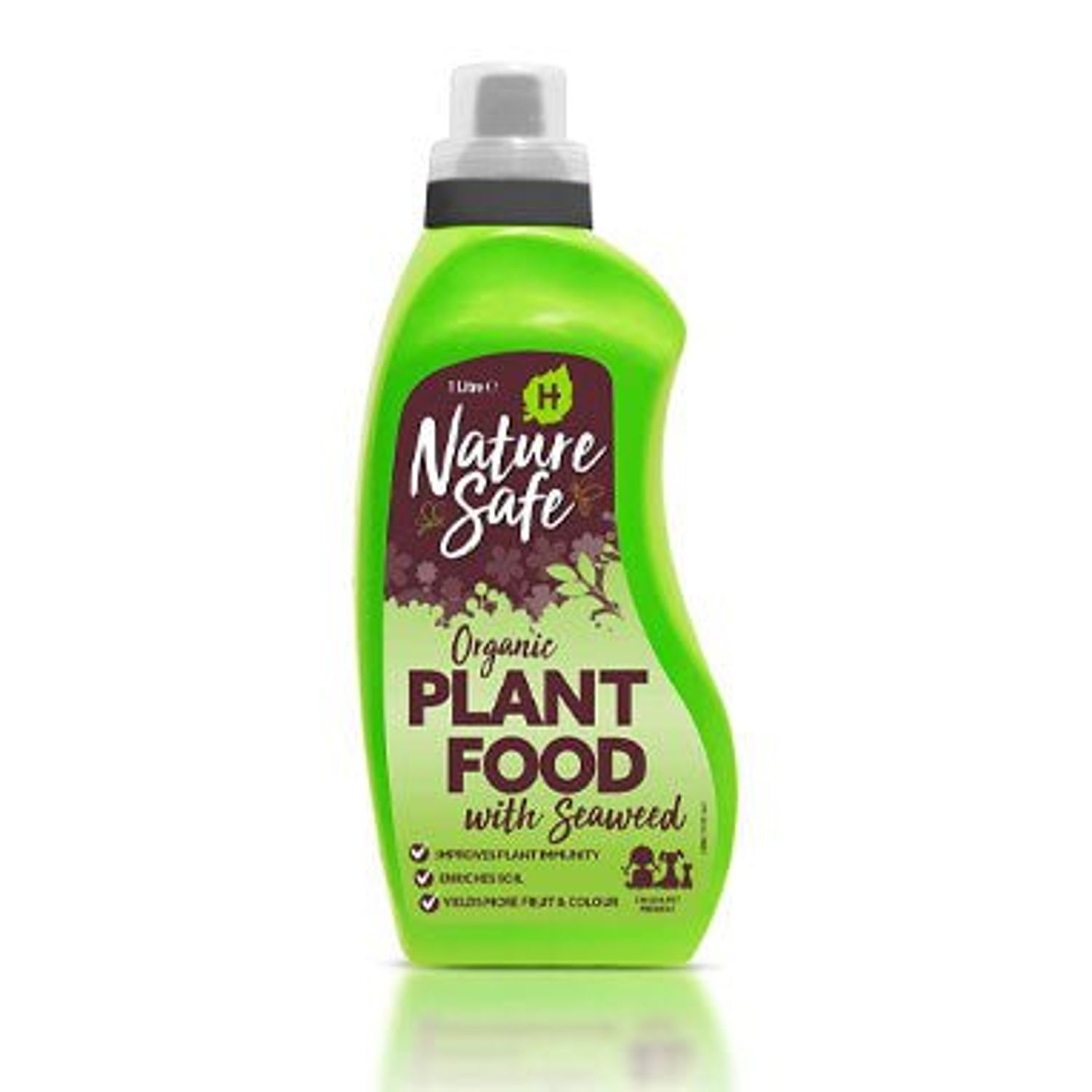 Nature Safe Organic Plant Food with Seaweed 1 Litre - Pack (12)
