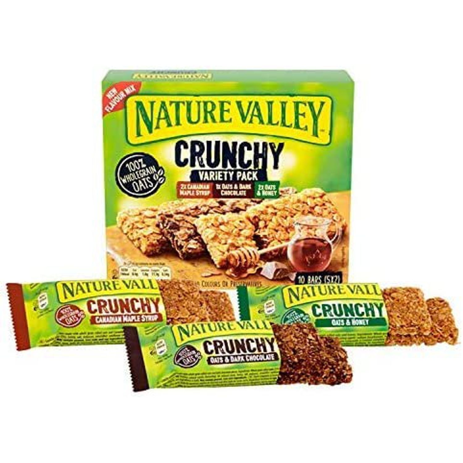 Crunchy Granola Bars Variety (Pack of 40)
