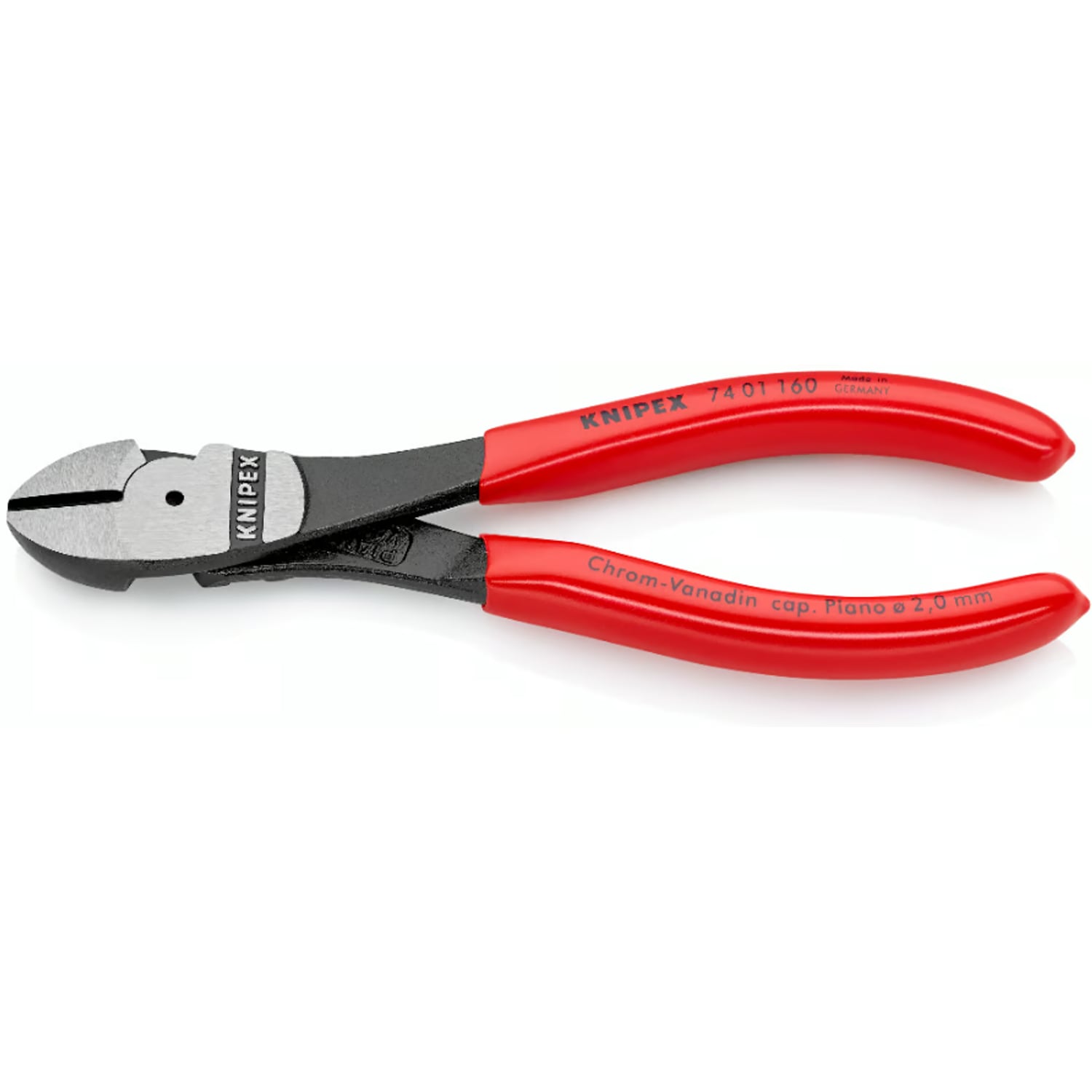Knipex 74 01 160 High Leverage Diagonal Side Cutter 160mm