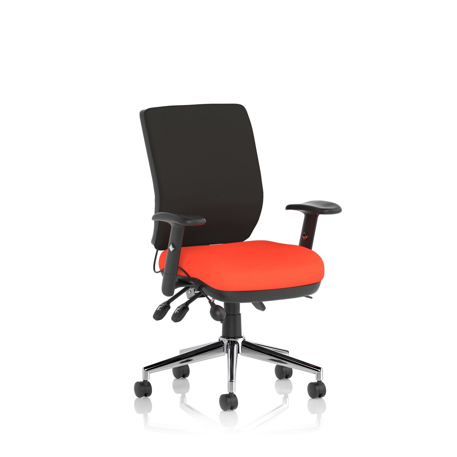 Chiro Medium Back Bespoke Colour Seat Tabasco Orange