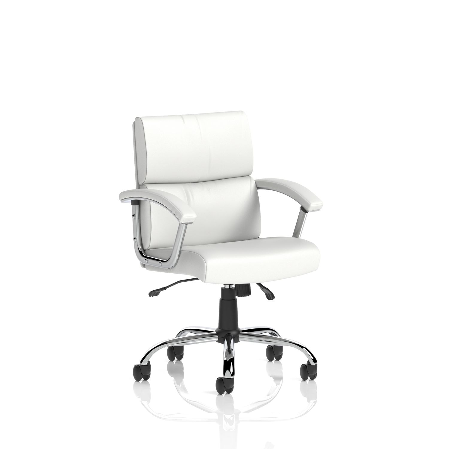 Desire Medium Executive Chair with Arms White
