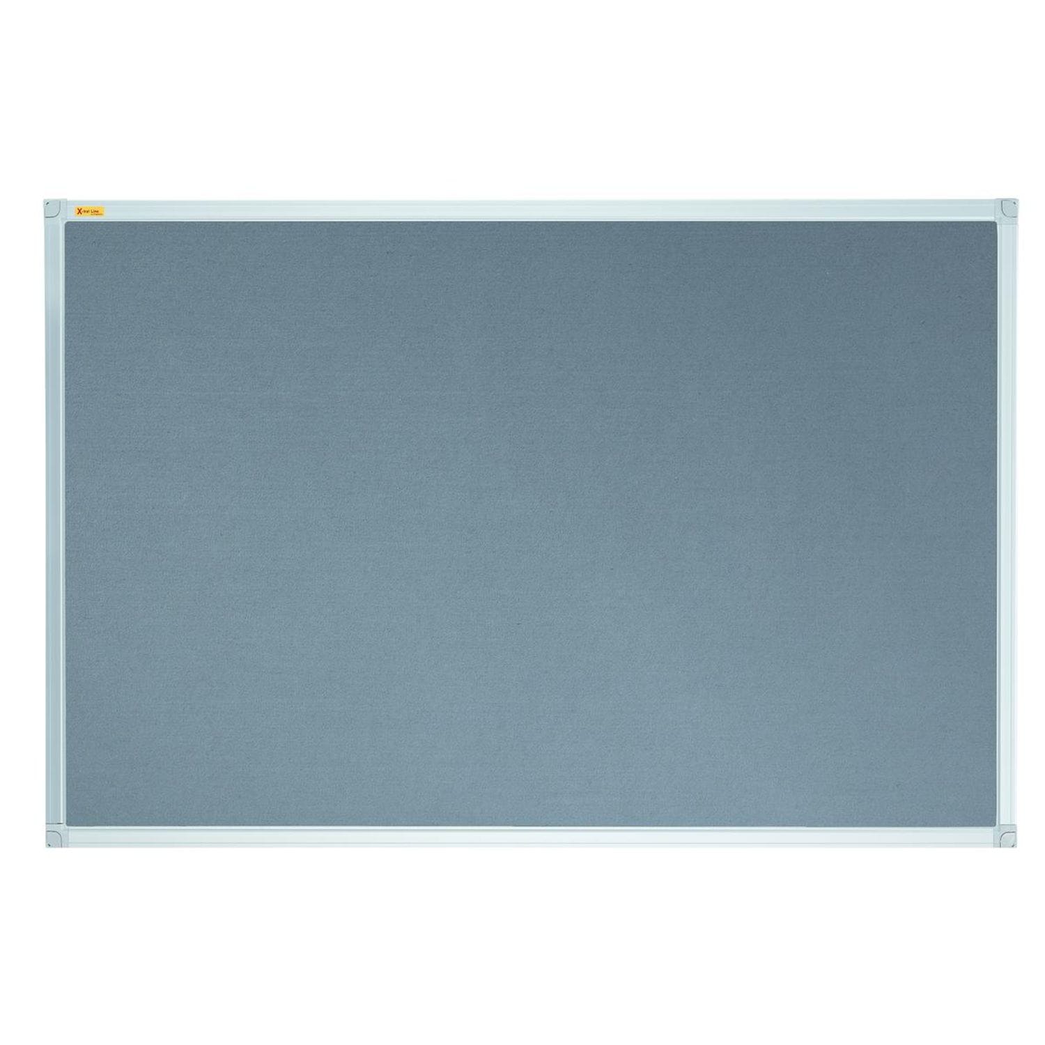 Franken Felt Pin Board X-Tra Line 90 x 60 cm Grey