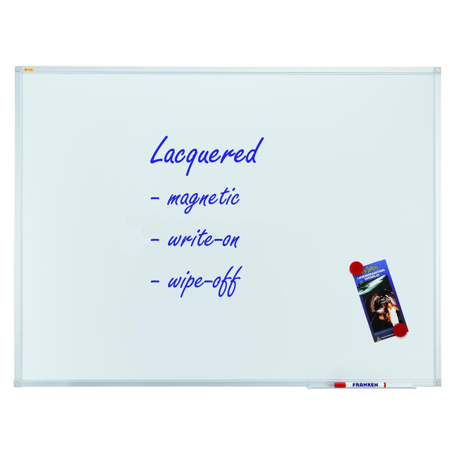 Franken Whiteboard X-Tra Line 120 x 120 cm Lacquered Steel