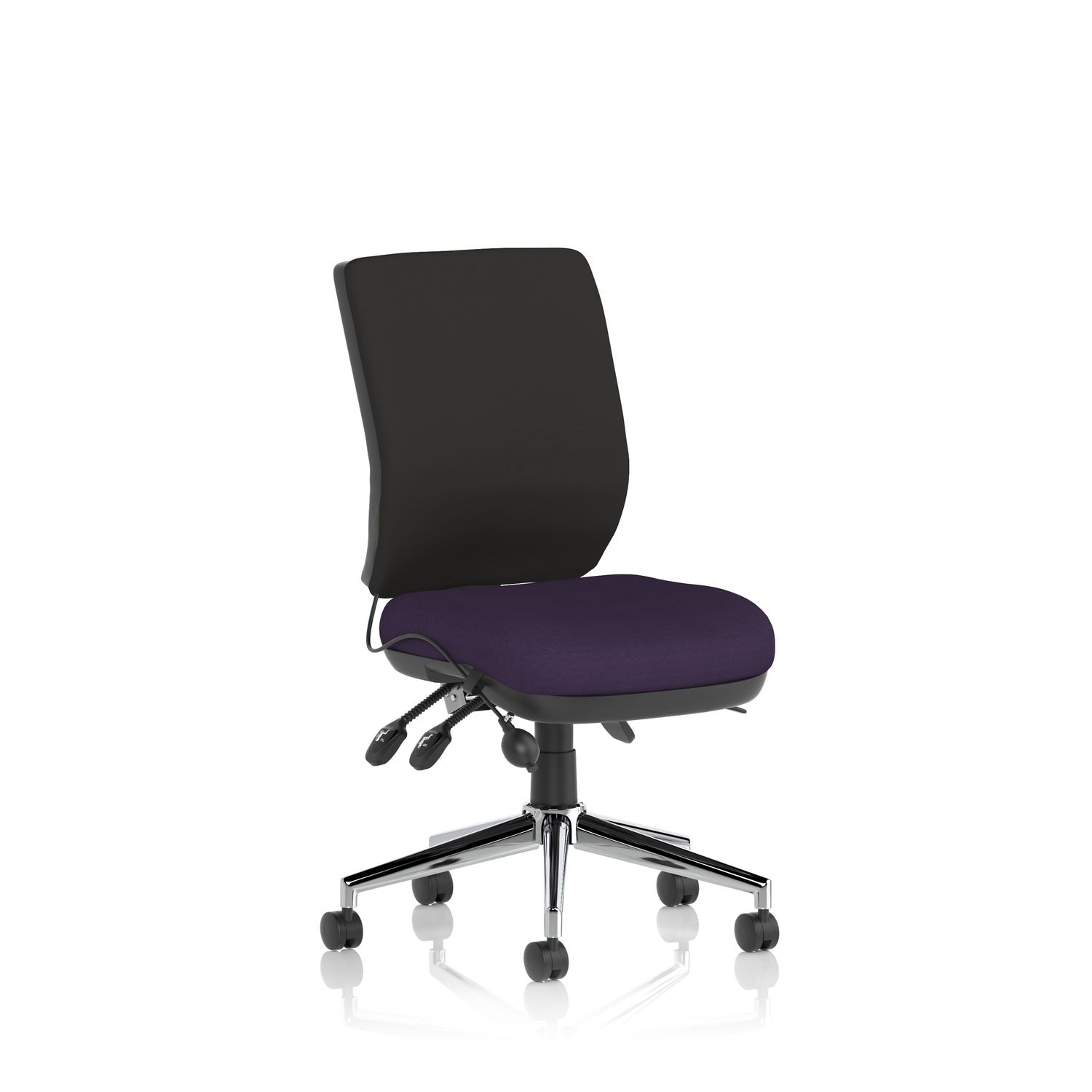Chiro Medium Back Bespoke Colour Seat Tansy Purple No Arms