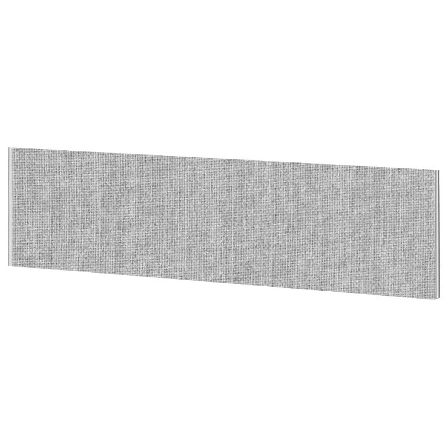 Impulse Plus Oblong 450/1500 Desktop Screen Light Grey Fabric Light Grey Edges