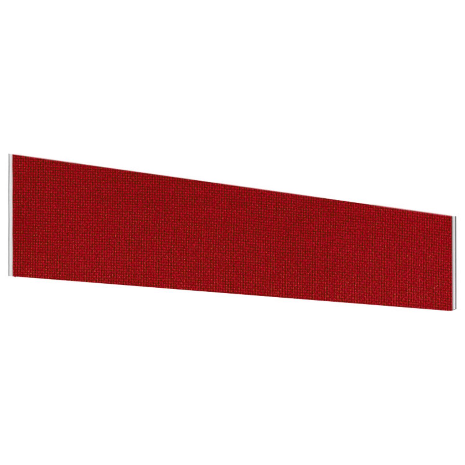 Impulse Plus Angle 450/1500 Desktop Screen Burgundy Fabric Light Grey Edges