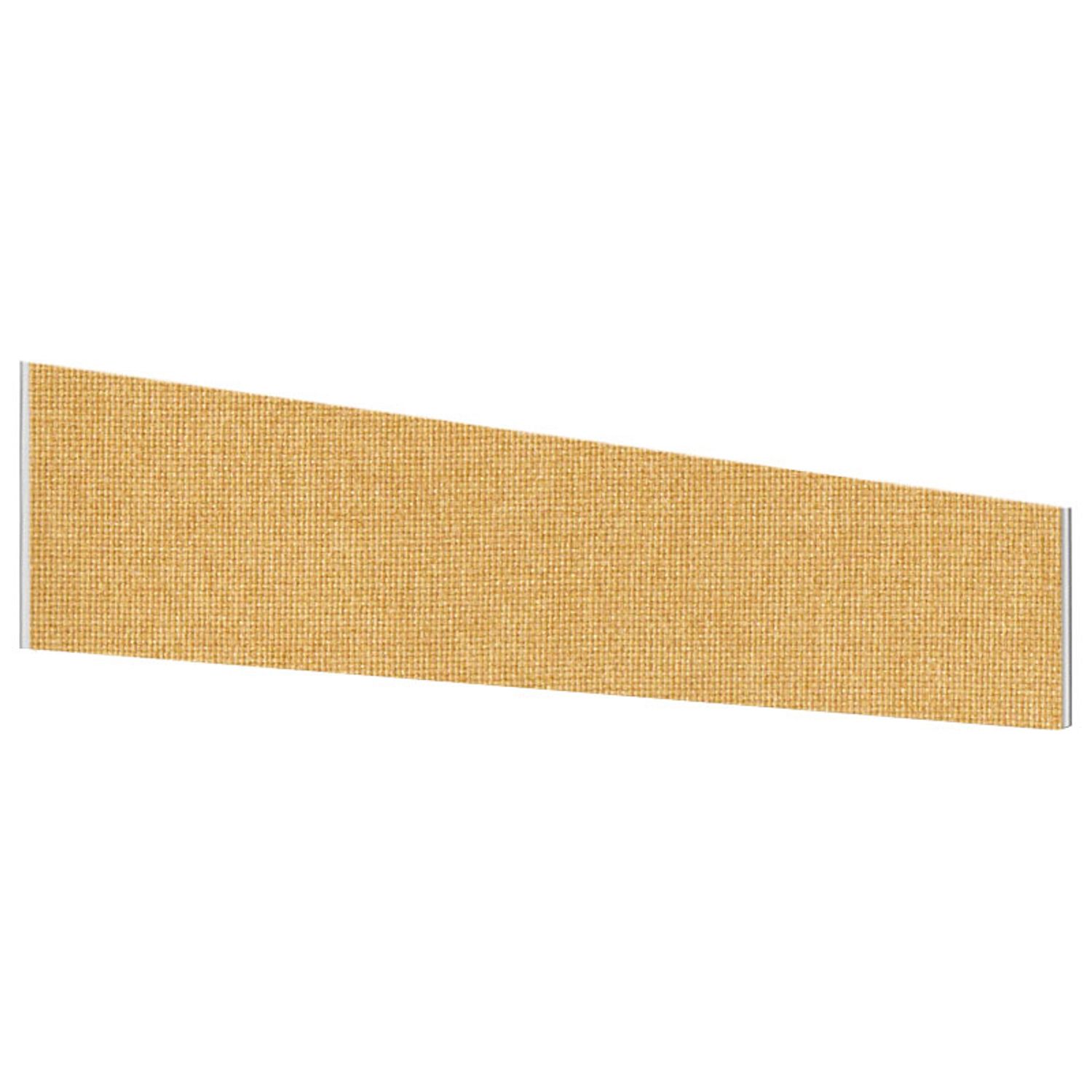Impulse Plus Angle 450/1500 Desktop Screen Beige Fabric Light Grey Edges