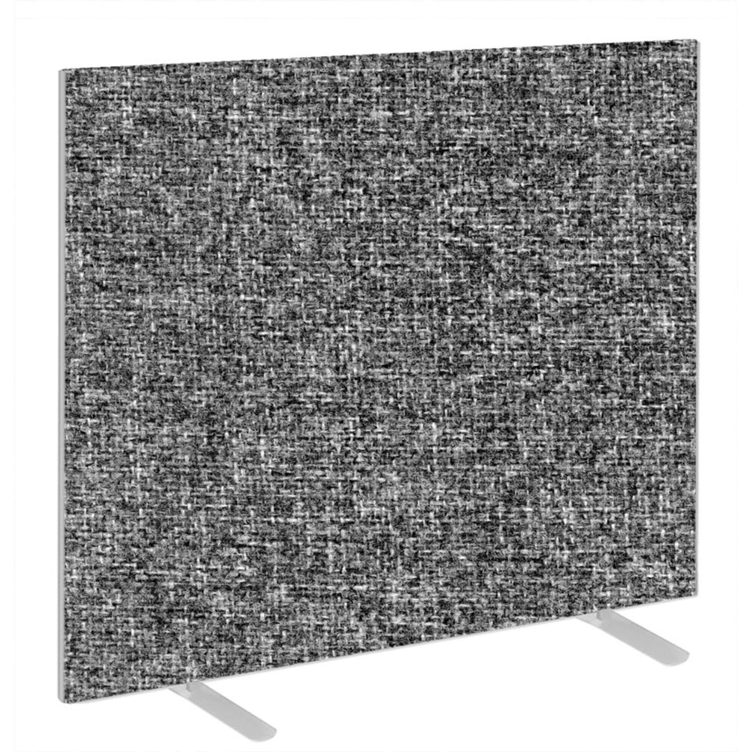 Impulse Plus Oblong 1200/1000 Floor Free Standing Screen Lead Fabric Light Grey