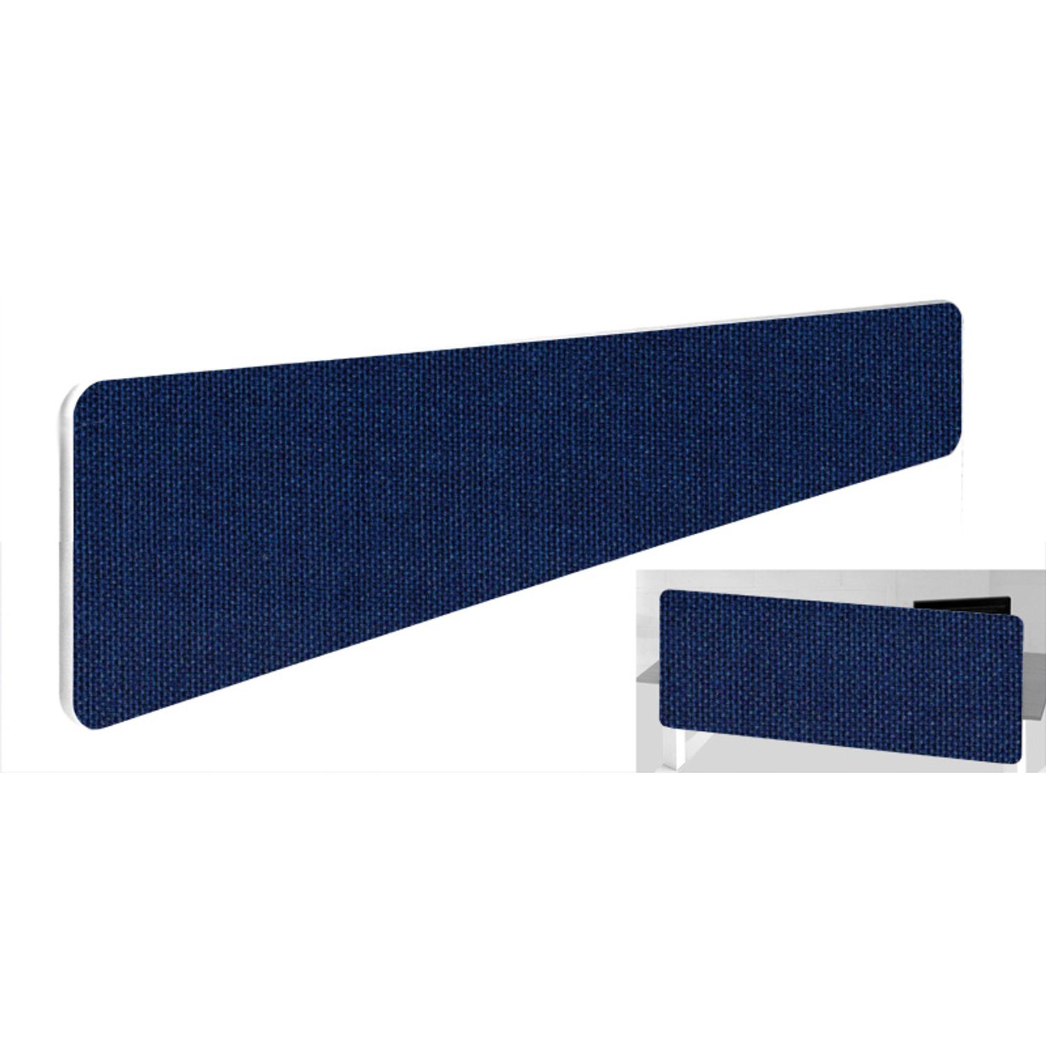 Impulse Plus Oblong 300/1800 Backdrop Screen Rounded Corners Royal Blue Fabric L