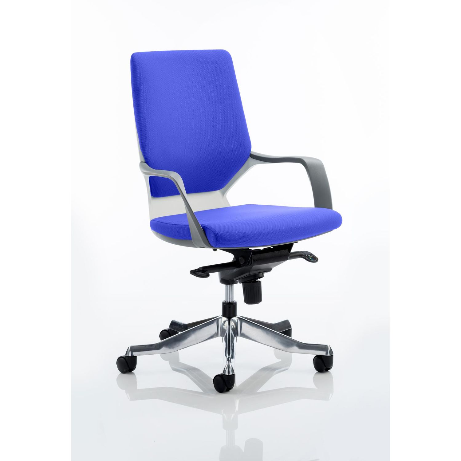 Xenon Executive White Shell Medium Back Bespoke Colour Stevia Blue