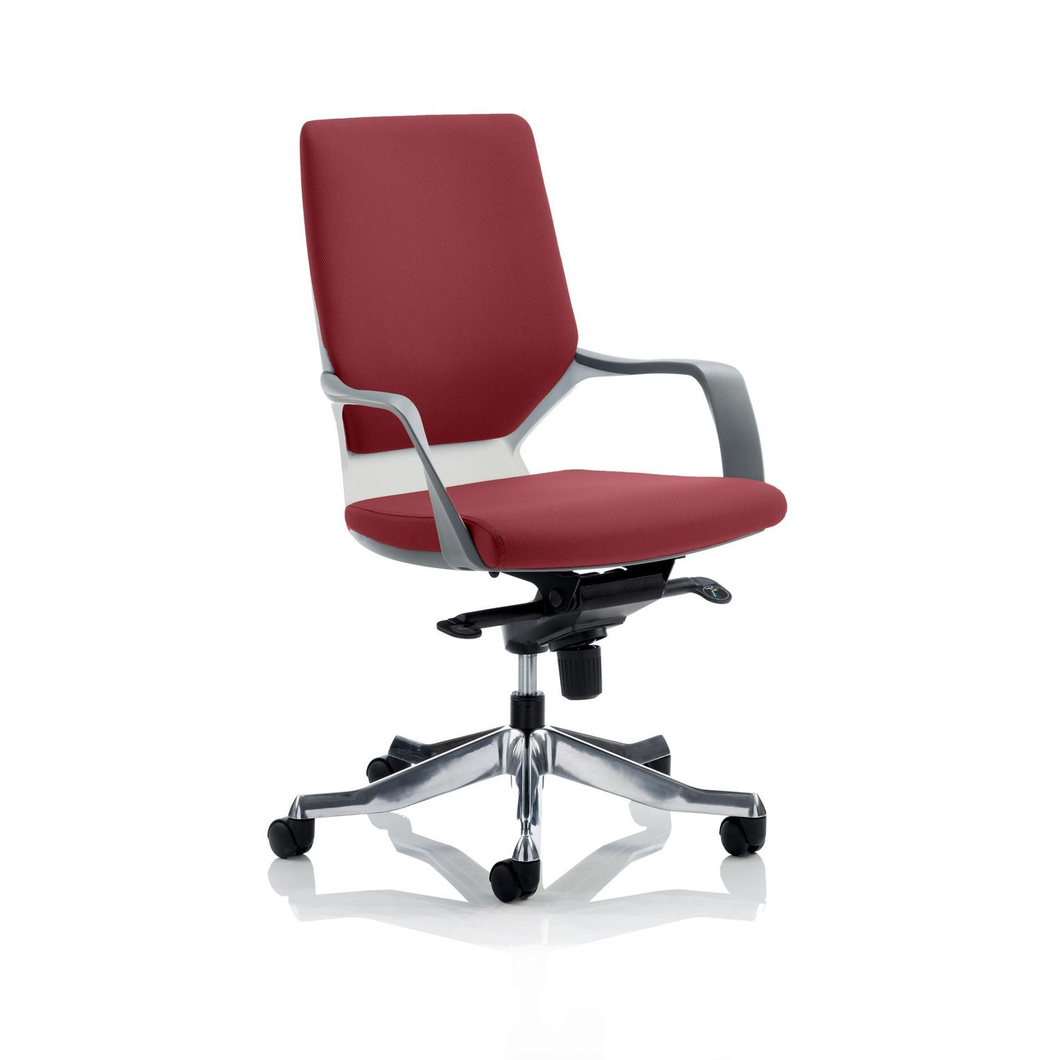 Xenon Executive White Shell Medium Back Bespoke Colour Ginseng Chilli