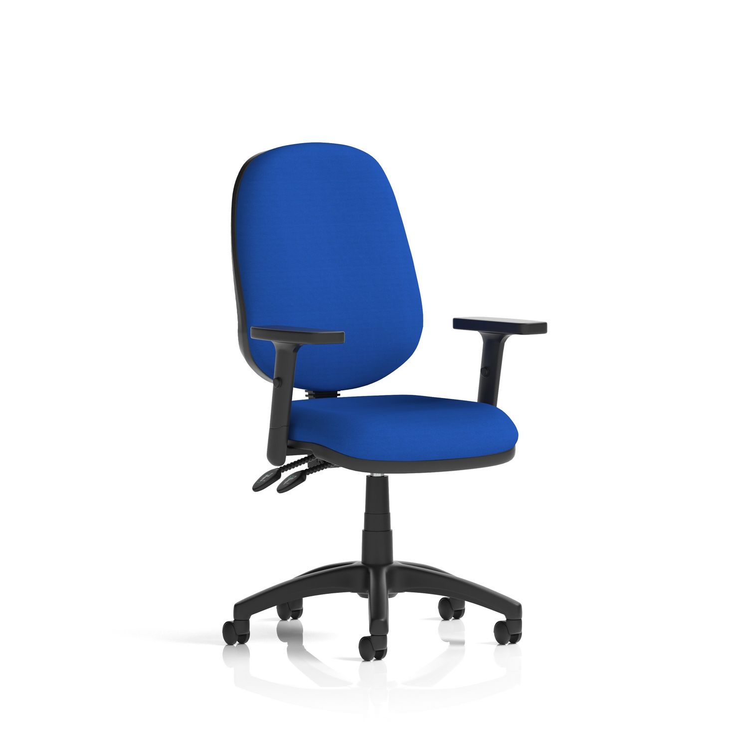 Eclipse Plus II Lever Task Operator Chair Bespoke with Height Adjustable Arms In
