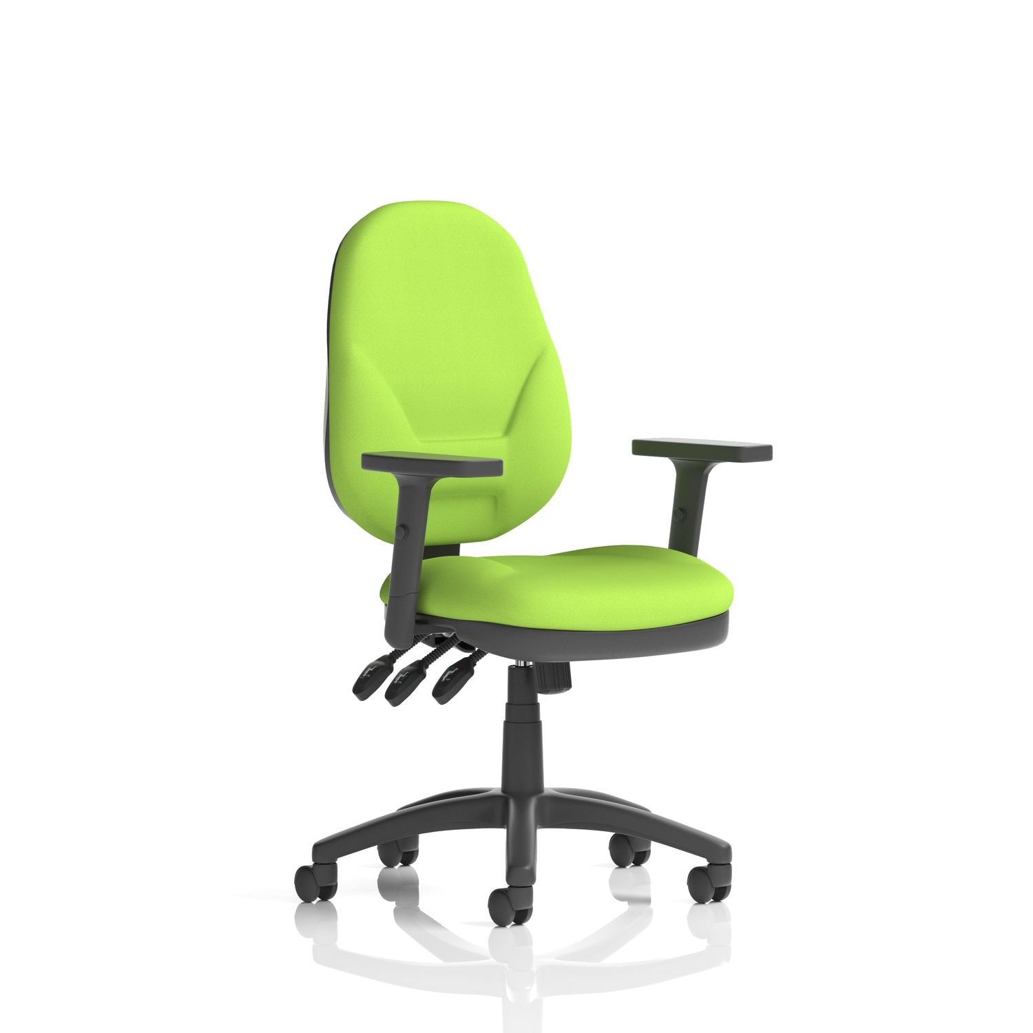 Eclipse Plus XL Lever Task Operator Chair Bespoke with Height Adjustable Arms In