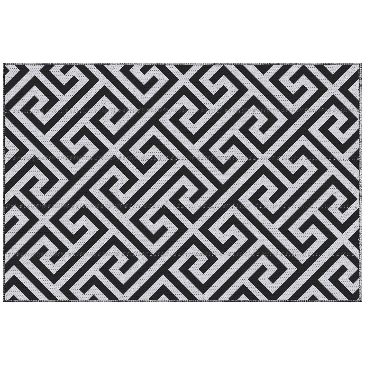 Outsunny Outdoor Plastic Straw Rug Portable RV Camping Mat for Garden Deck Picni