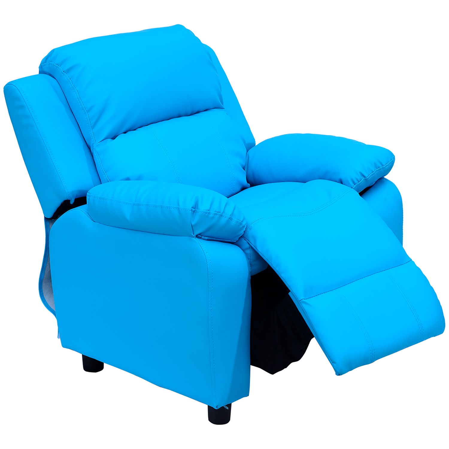 HOMCOM Children Kid Sofa Set Recliner Armchair Footstool Ottoman Multi Colours S