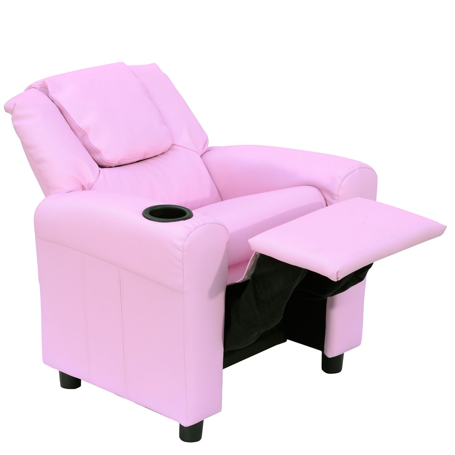 HOMCOM Children Kid Sofa Set Recliner Armchair Footstool Ottoman Multi Colours S