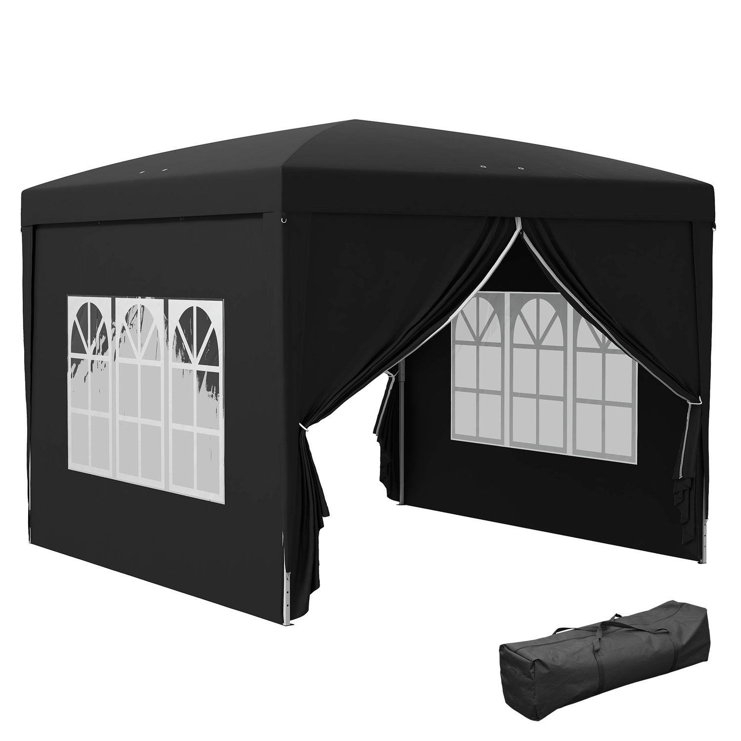 Outsunny New Garden Heavy Duty Pop Up Gazebo Marquee Party Tent Wedding Canopy,