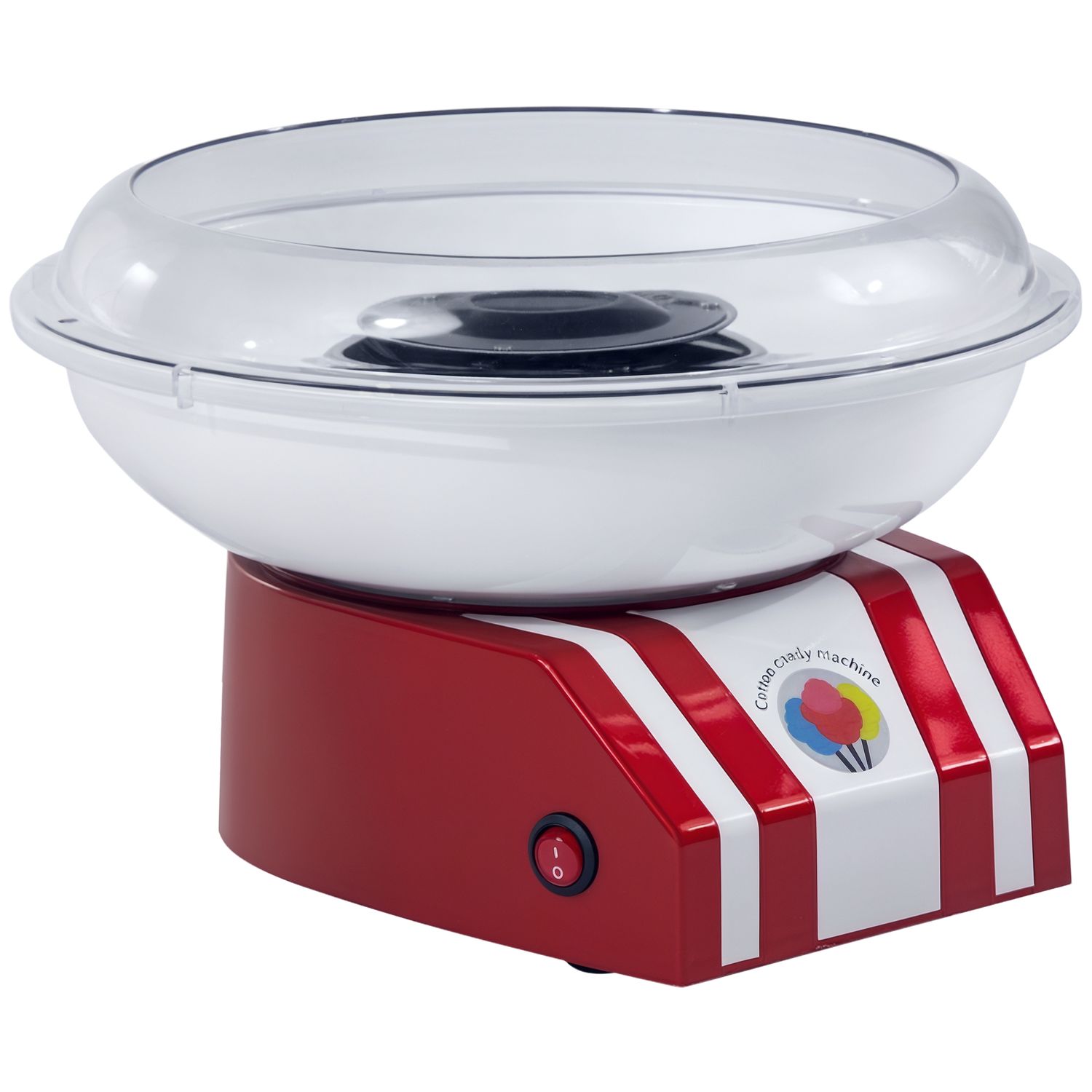 HOMCOM Professional Cotton Floss Machine Candy Maker Making Electric Sugar Red