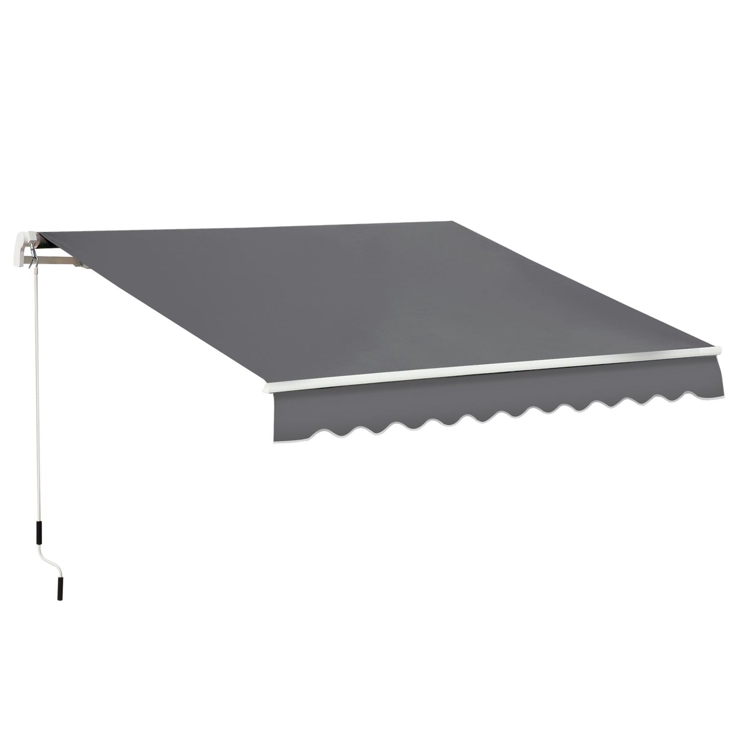 Outsunny Garden Patio Manual Awning Canopy Sun Shade Shelter Retractable 4 Size