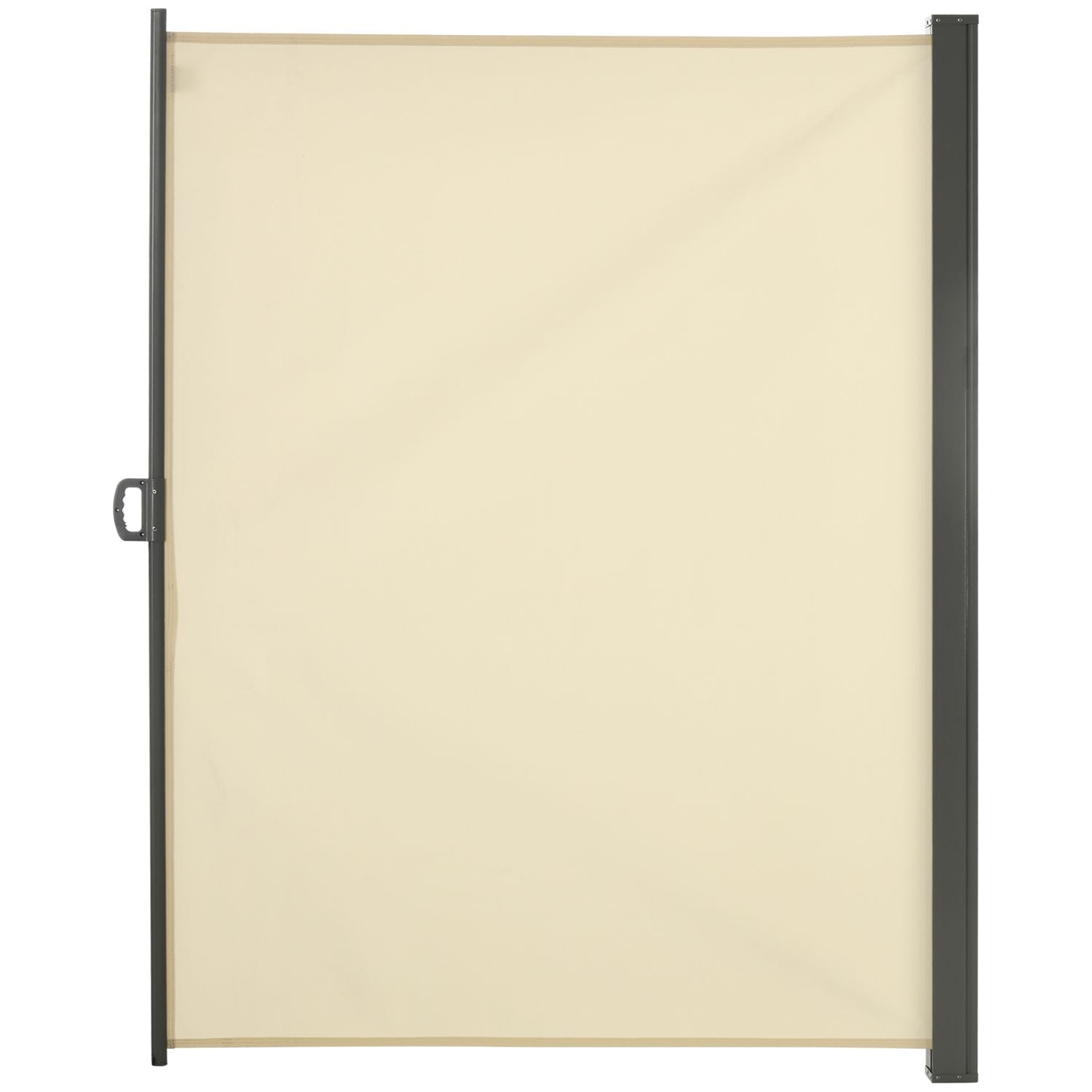 Outsunny Garden Retractable Deck Side Awning Screen Fence Privacy Divider840-196