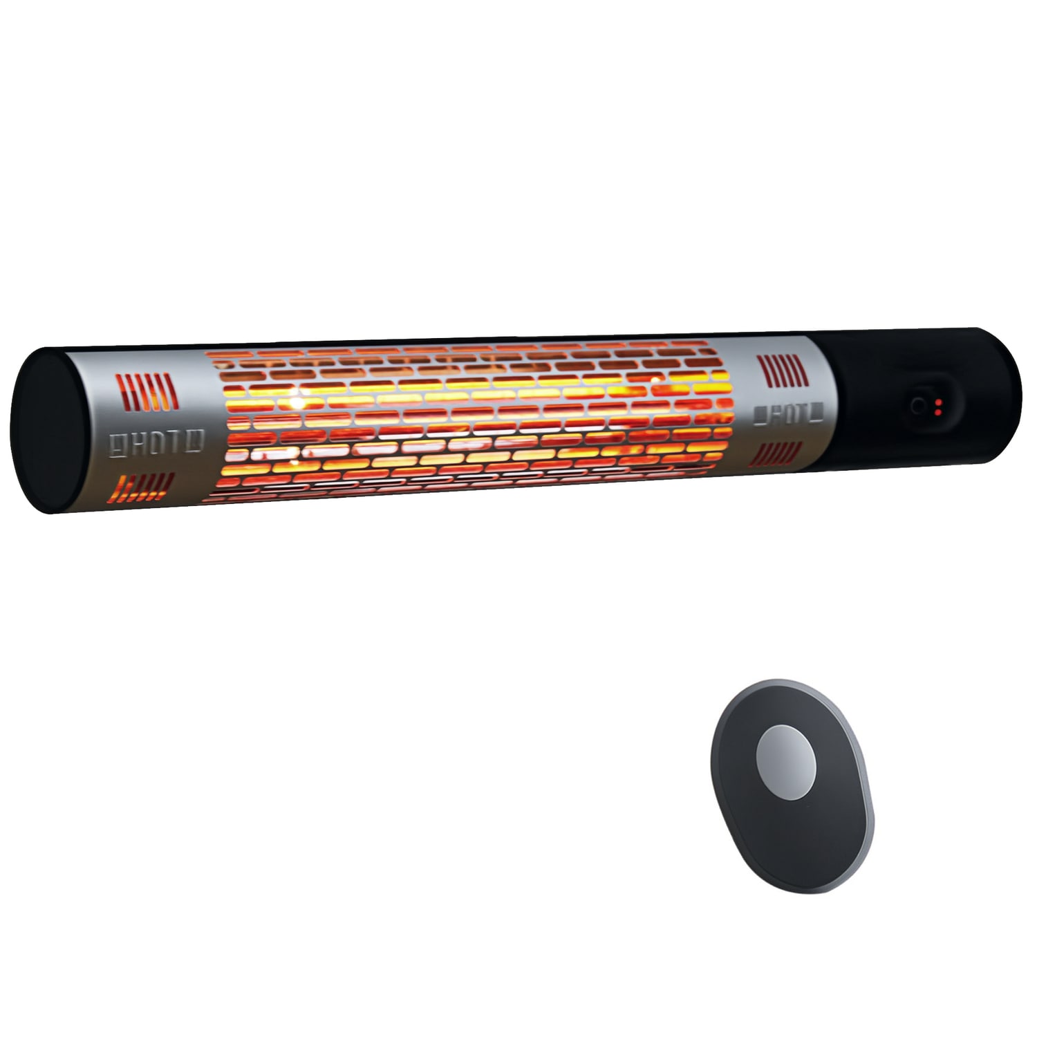 Outsunny Outdoor Wall Mount Electric Halogen Heater Warmer with Remote Control B