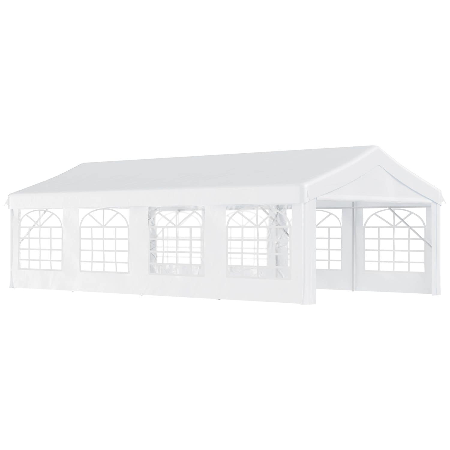 Outsunny Garden Gazebo Marquee Party Wedding Tent Portable Carport Shelter Car C