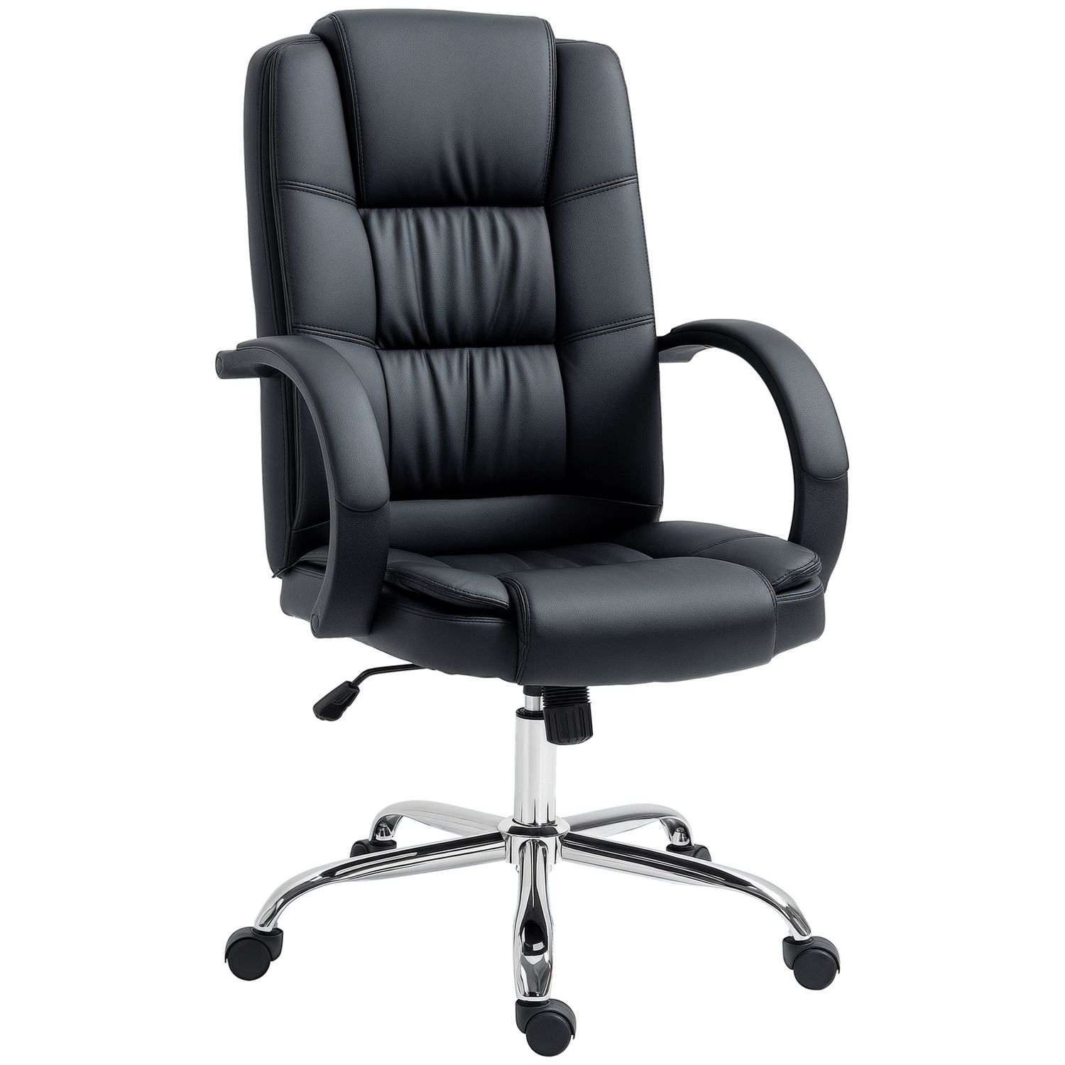 Vinsetto PU Leather Executive Office Chair High Back Height Adjustable Desk Chai