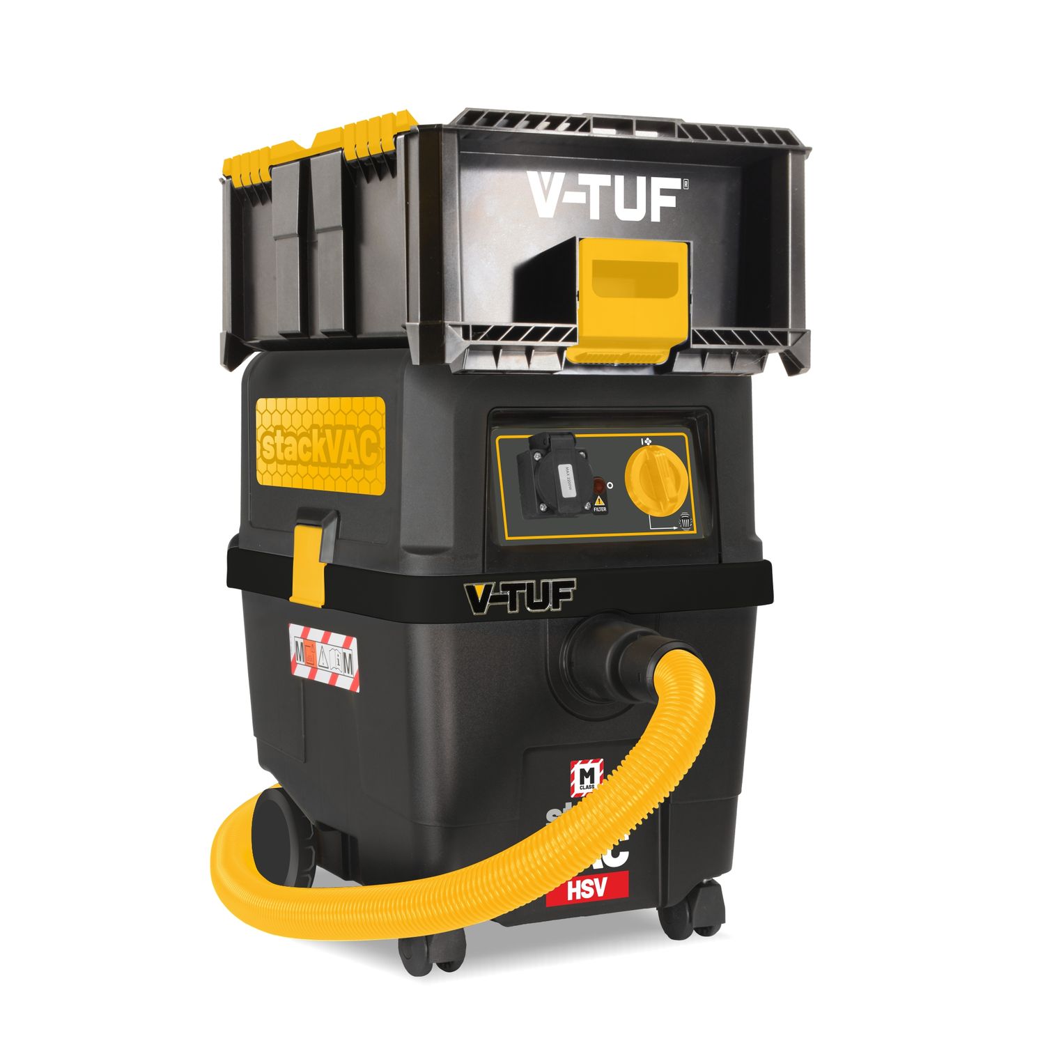 V-Tuf Stackvac Hsv 240V 30L M-Class Dust Extractor + 18L Tool Box Kit