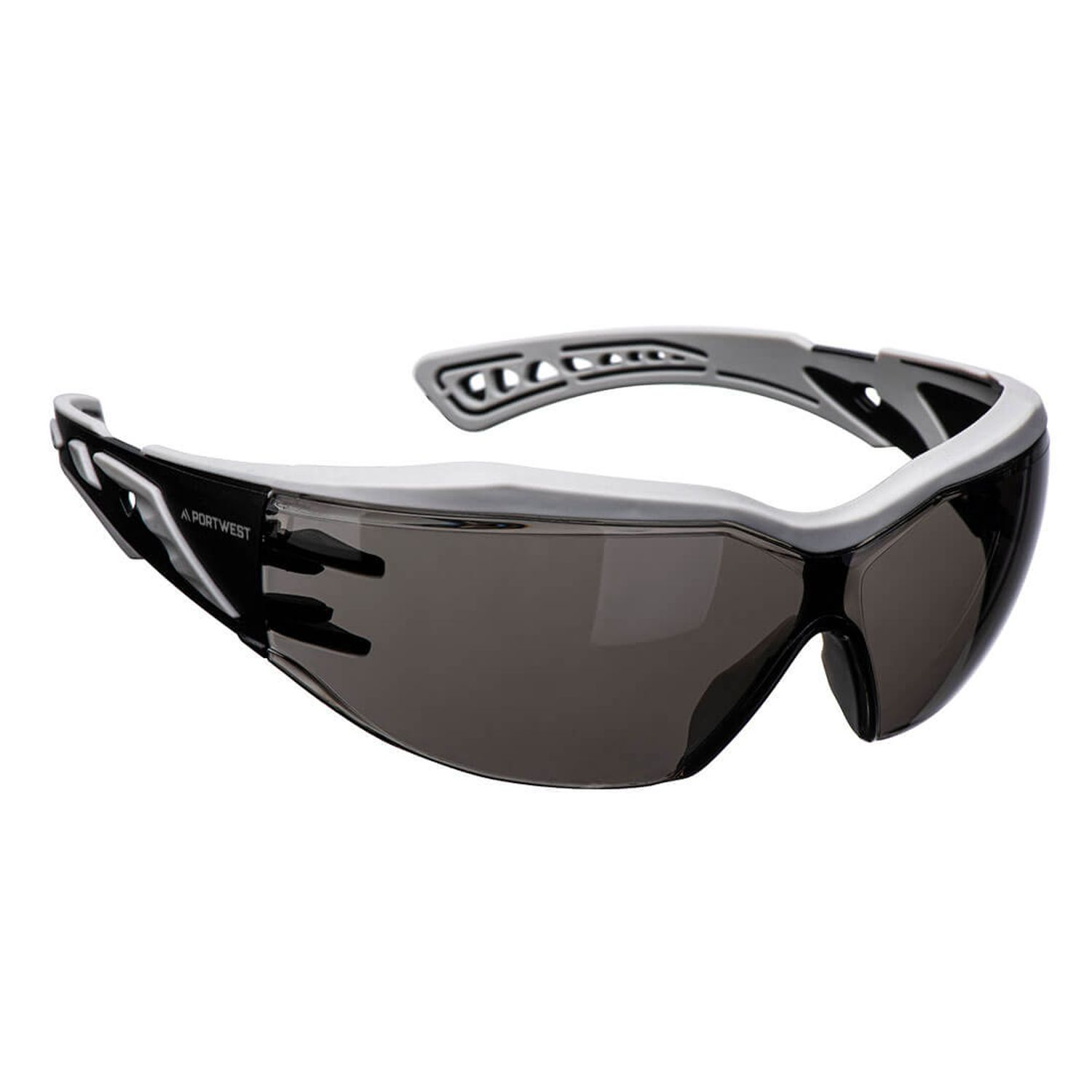 Portwest Dynamic Plus KN Safety Glasses, Smoke, Regular