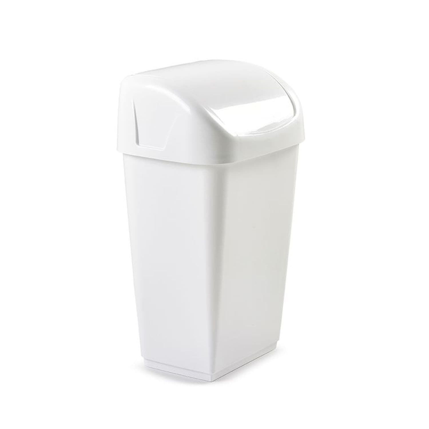 Whitefurze 25L Swing Top Bin - White (Pack of 10)