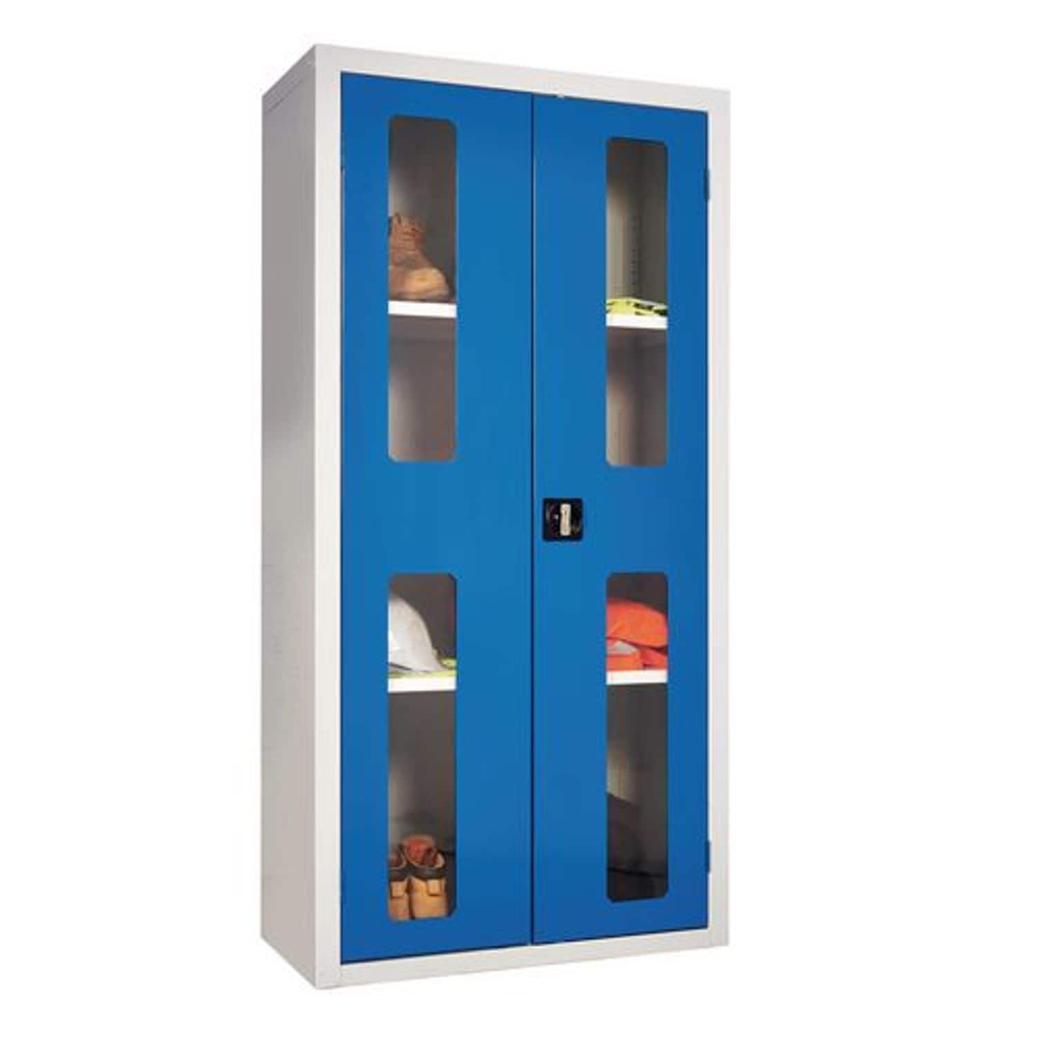 Slingsby Clear Vision Door Cupboards H X W X D mm 1800 X 900 X 460 No. of Shelve
