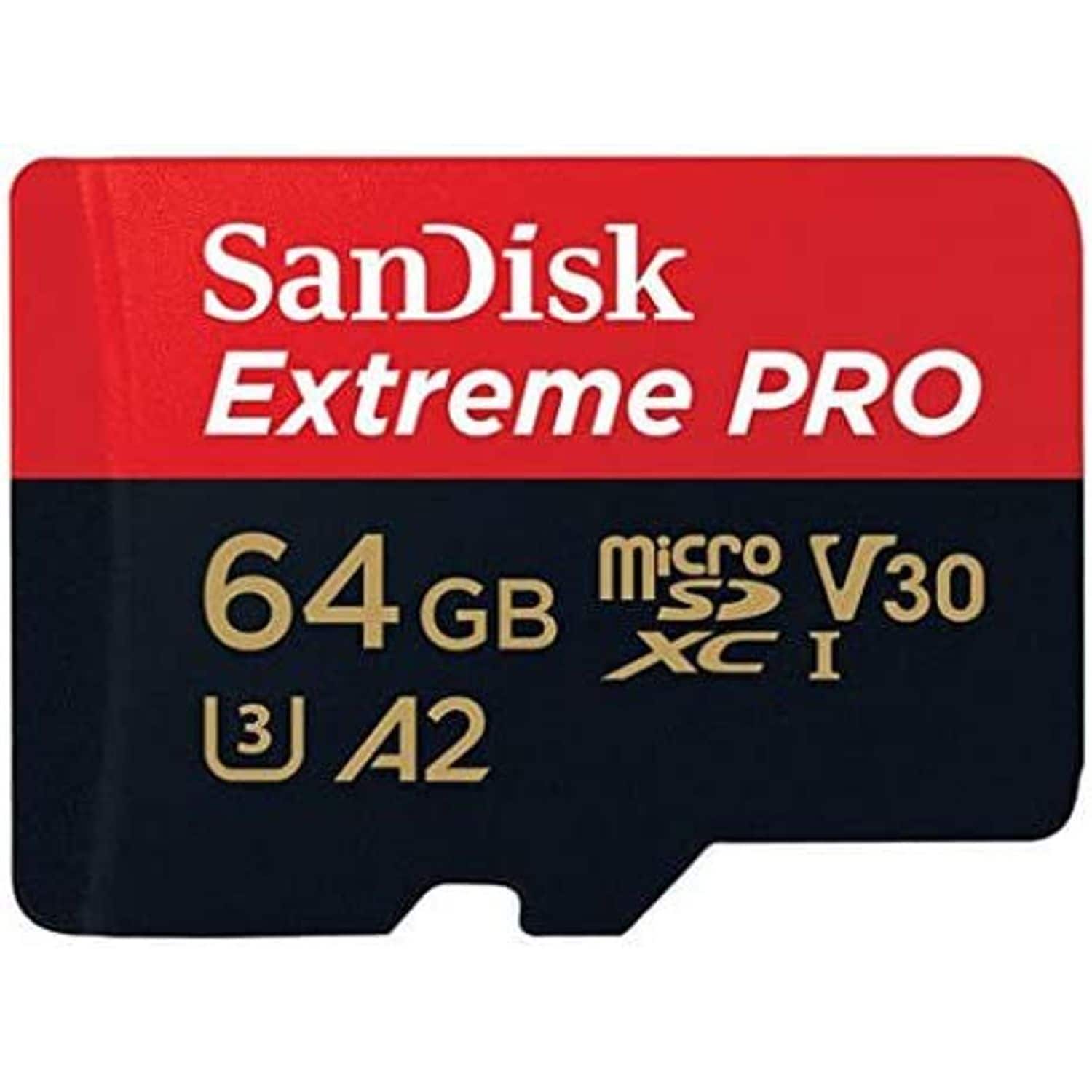 Sandisk Extreme Pro 64GB MicroSDXC and Adapter