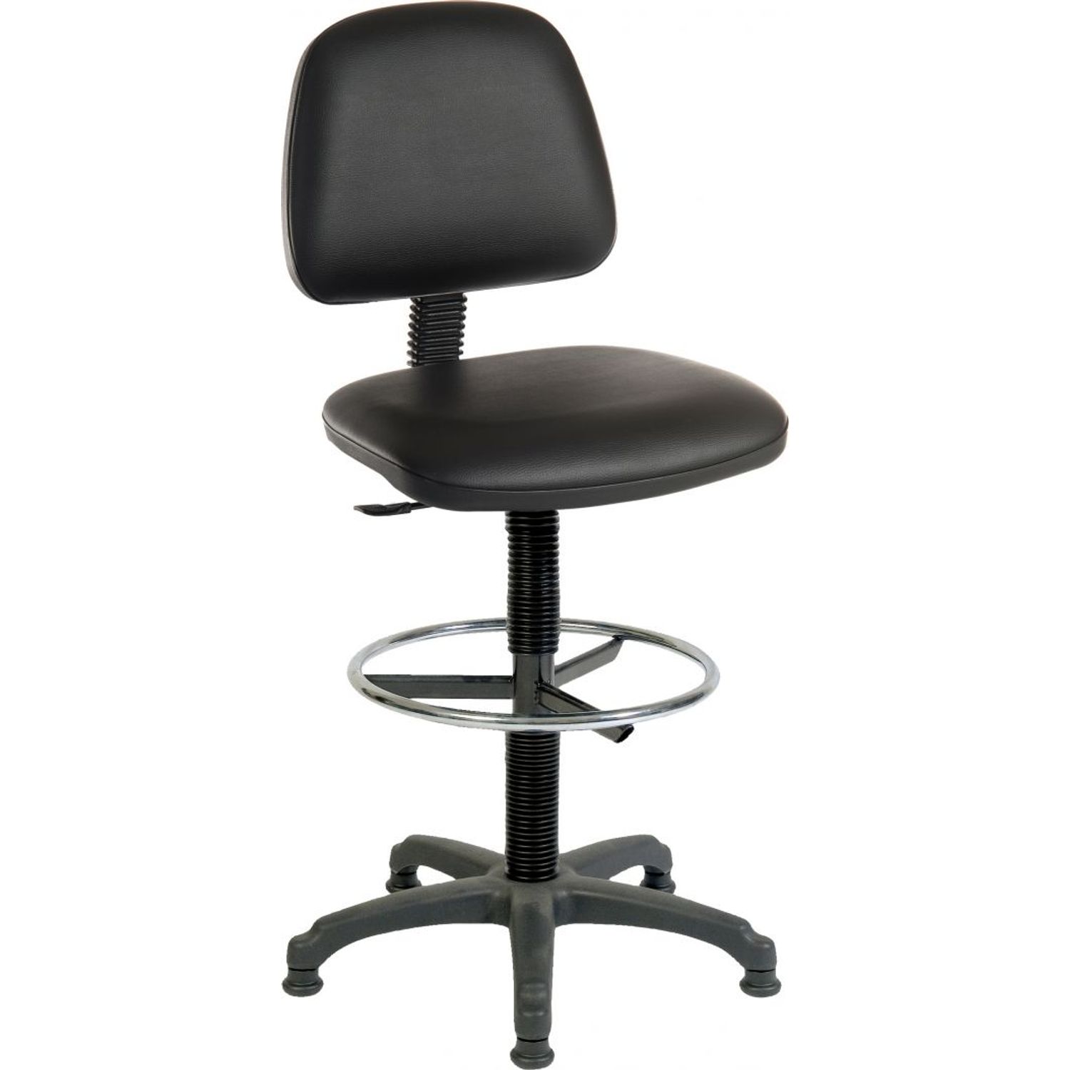 Ergo Blaster Ergoblast PU Drafter Fixed Arms Bk