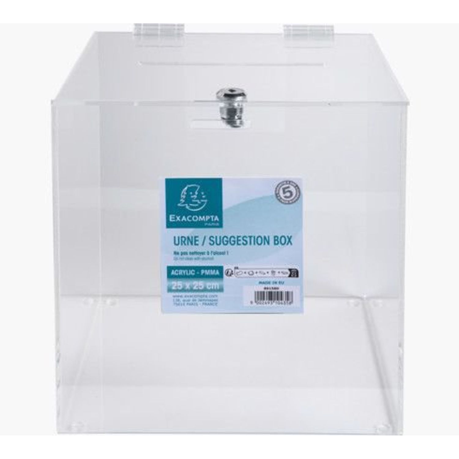 Exacompta Suggestion Box with Lockable Lid PK1