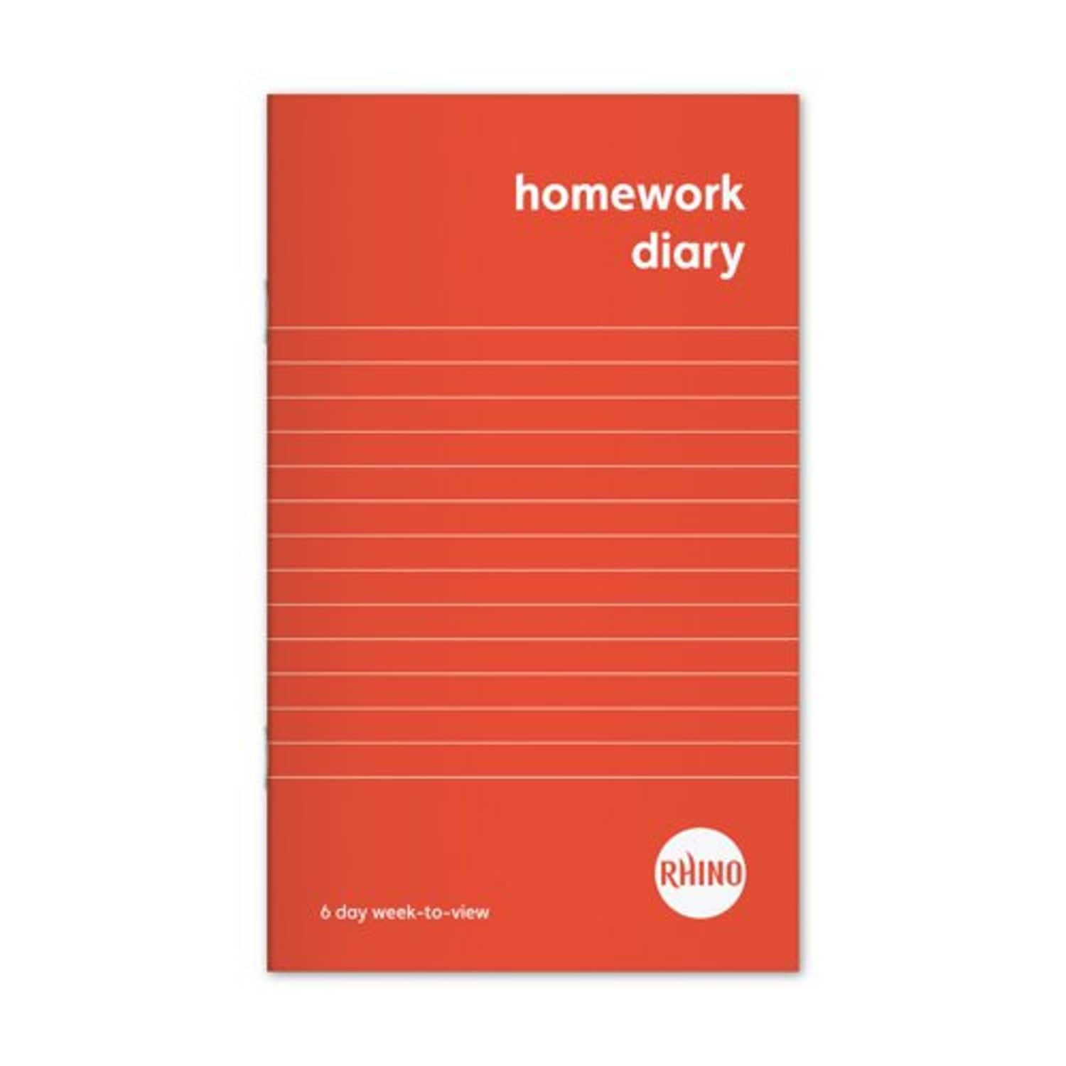 Rhino HomeW Diary A6+ 84P 6D Wk PK100