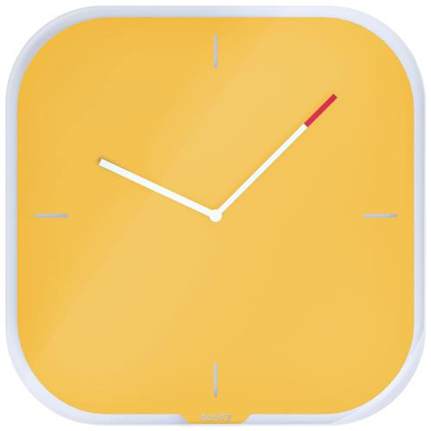 Leitz Letiz Cosy Glass Clock Warm Yellow