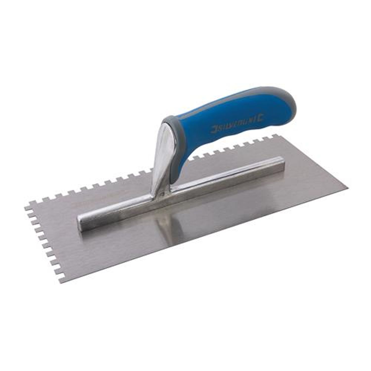 Silverline Adhesive Trowel Soft Grip 280 X 120mm - 6mm Teeth