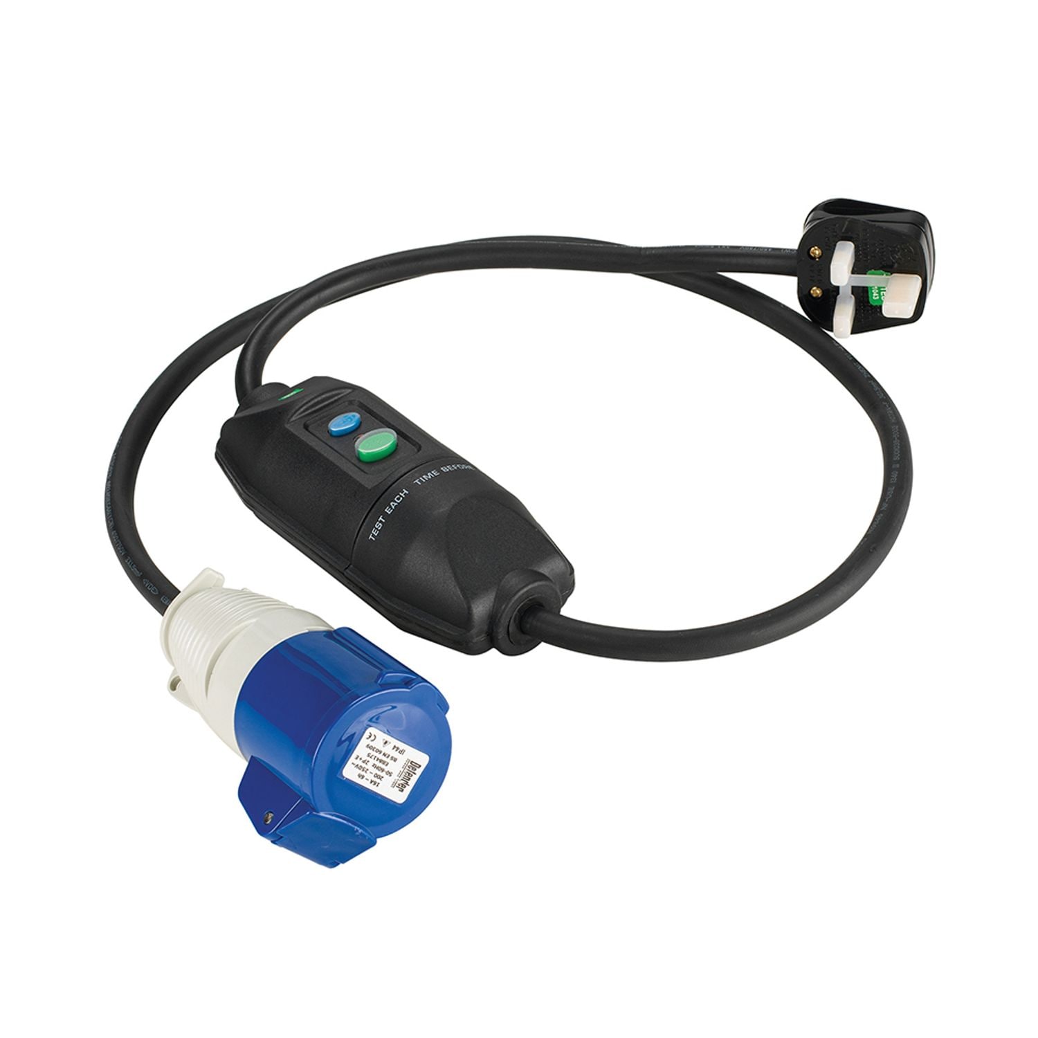 DEFENDER In-Line RCD Lead 1m 230V