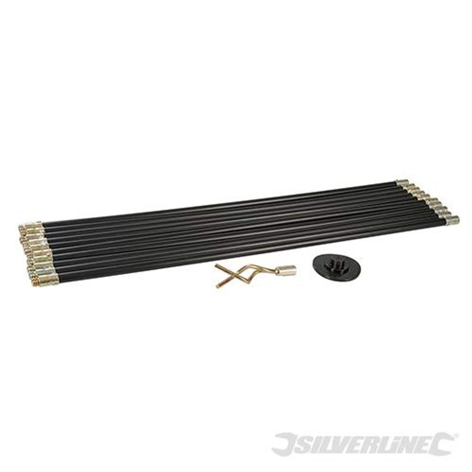 Silverline Drain Rod Set 12 Piece