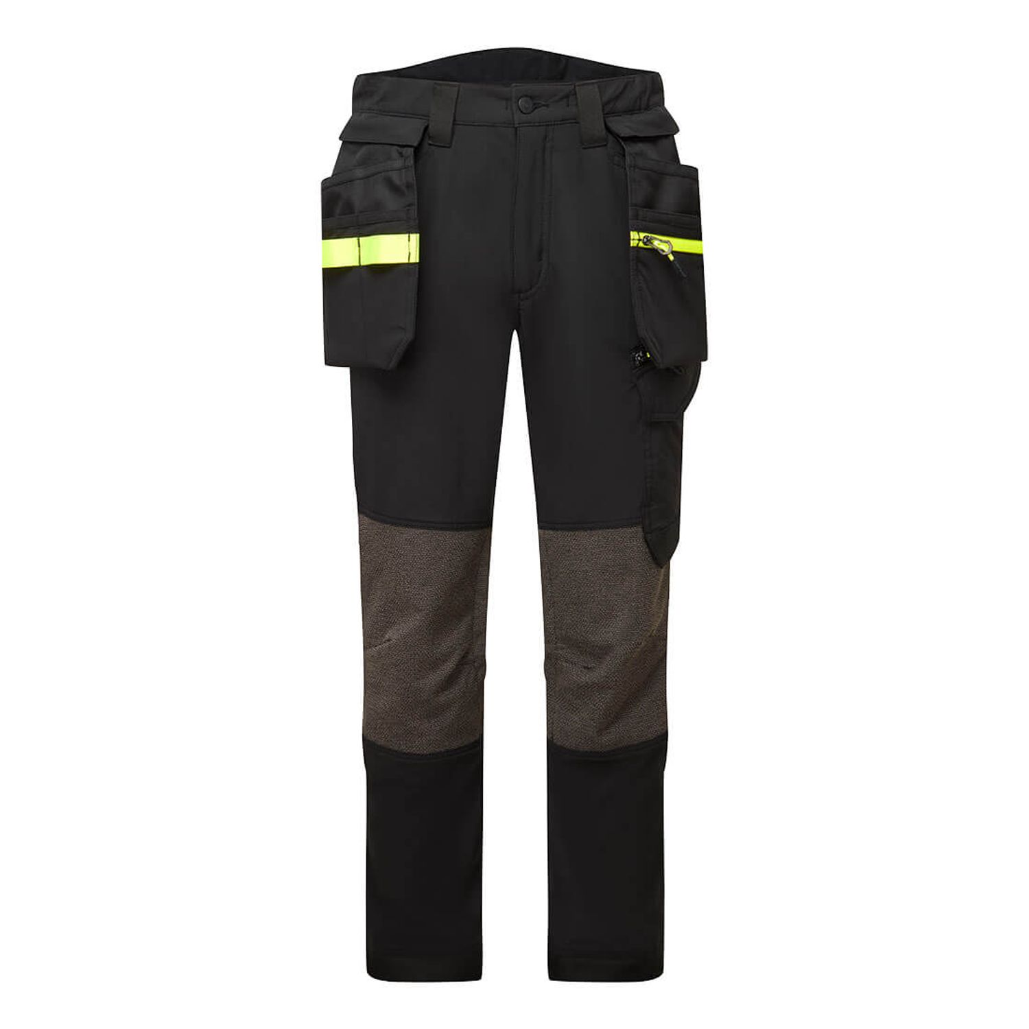 Portwest EV4 Stretch Detachable Holster Trouser, Black, 34, Regular